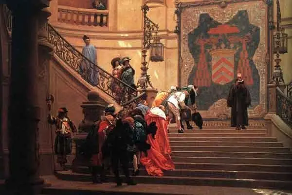 The Grey Eminence, Fran�ois Leclerc du Tremblay. Painting by Jean-L�on G�r�me, 1873.