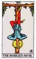 The Hanged Man Tarot Card and its meaning