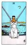 Tarot Minor Arcana card: Two of Swords